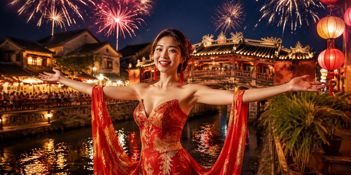 Không khí giải trí casino về đêm tại Hội An