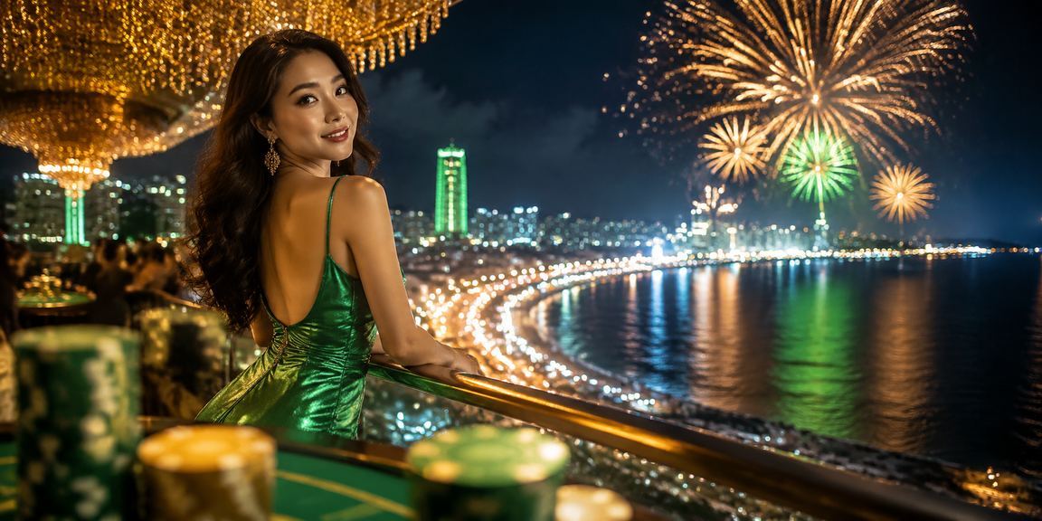 Khung cảnh bãi biển Nha Trang buổi tối – nơi nhiều High Roller truy cập got7 qua điện thoại
